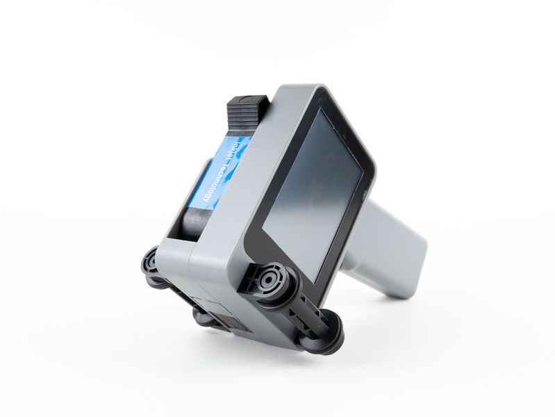 Ручний каплеструменевий принтер Yaomatec Q-compact сірий 12.7mm &ndash; маркіратор дат, QR/штрихкод, 600 DPI 0234 фото