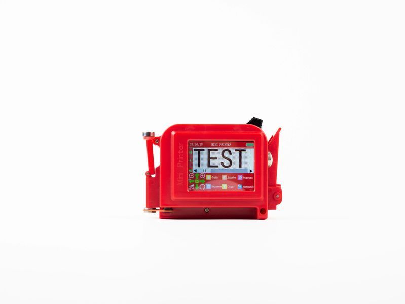 Ручний каплеструменевий принтер Yaomatec Boxit Red 12.7mm &ndash; маркіратор дат, QR/штрихкод, 600 DPI 0251 фото