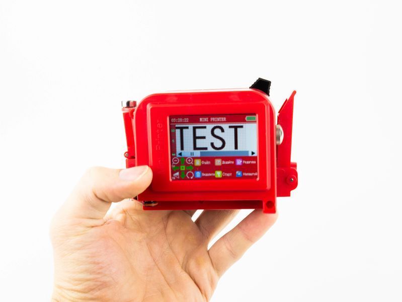 Ручний каплеструменевий принтер Yaomatec Boxit Red 12.7mm &ndash; маркіратор дат, QR/штрихкод, 600 DPI 0251 фото