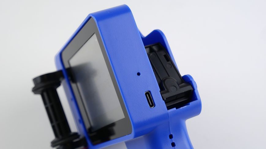 Ручний каплеструменевий принтер Yaomatec Q-compact синій 12.7mm &ndash; маркіратор дат, QR/штрихкод, 600 DPI 0262 фото